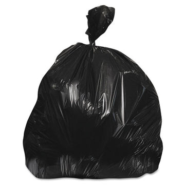 Heritage Low-density Repro Can Liner, 55 Gal, 1.5 Mil, 36" X 58", Black, 100-carton freeshipping - TVN Wholesale
